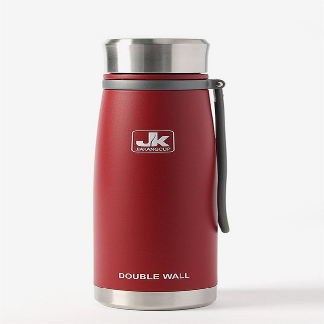 생활의 미쁨 2중 거름망 구조 알로하 티보틀 보온병 800ml 레드 보이차거름망보온병고급