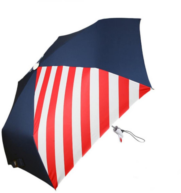 미국국기모양우산 수동접이식 3단우산 휴대용 가방보관