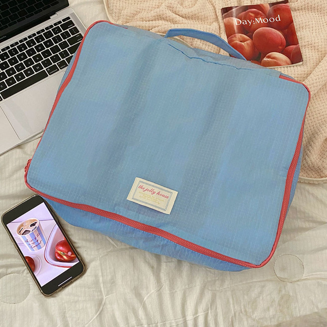 이지니아 파스텔 화장품 여행용 파우치