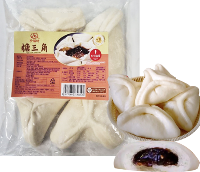 홍홍 중국식품 중국 슈가 삼각빵 설탕삼각빵 중국삼각빵, 1개, 320g