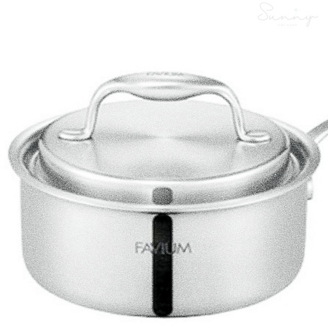 자깡몰 풍년 파비움 깊은 편수냄비 16cm 인덕션용냄비