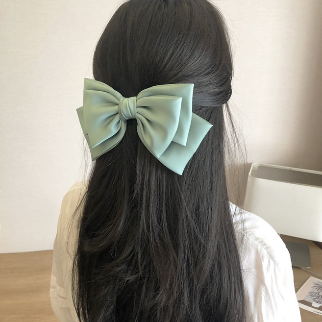 디어망고 새틴 3단 클로이 왕리본핀 백화점 퀄리티 15컬러
