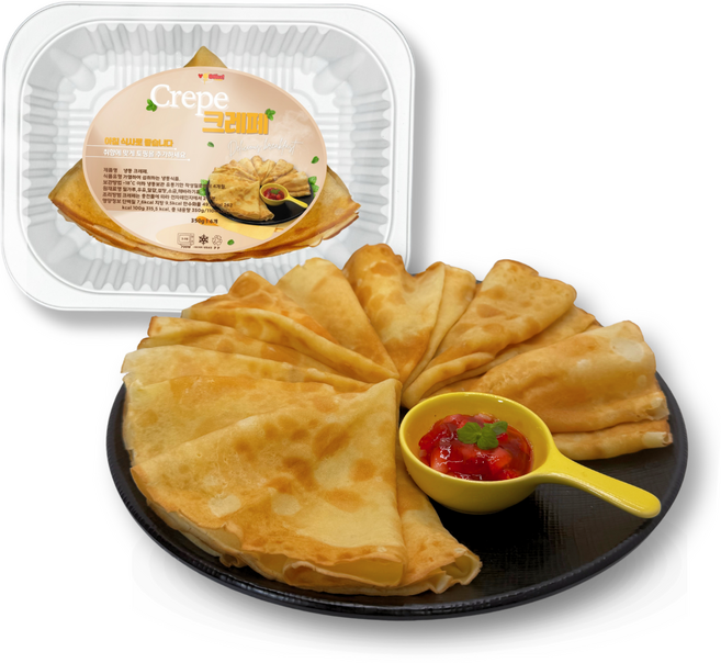 보블린 냉동 크레페 350g (6개입) CREPE Voblin, 6개