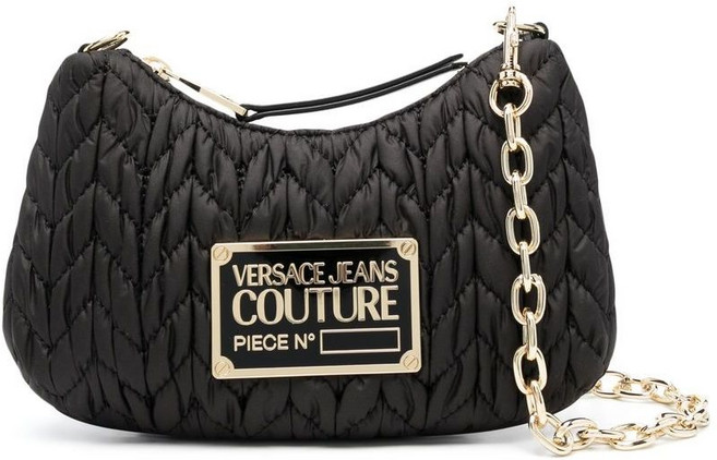 베르사체진쿠튀르 로고 장식 마틀라세 숄더 백