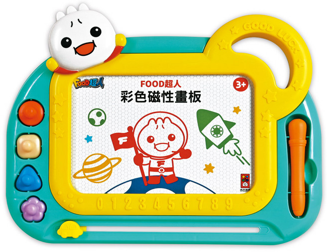 FOOD超人 彩色磁性畫板, 風車圖書, 風車圖書