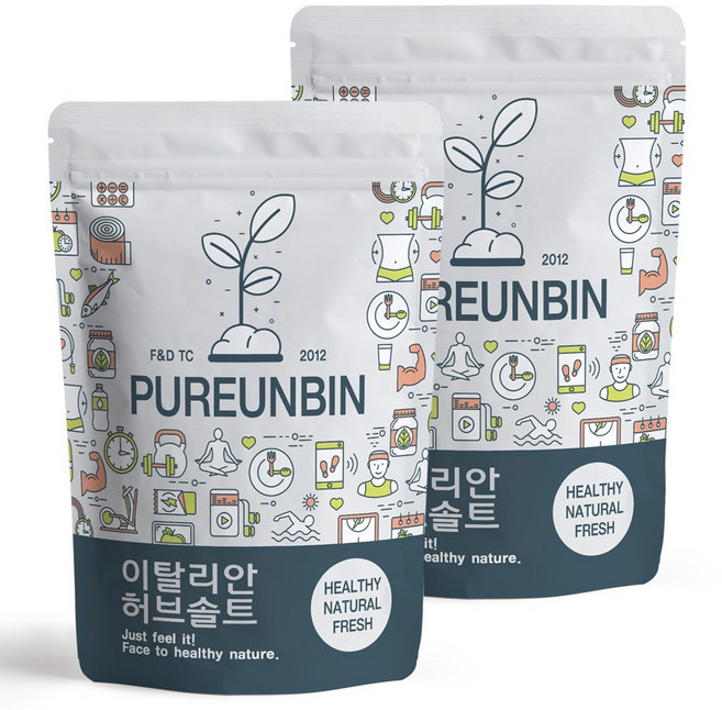 푸른빈 이탈리안 허브 솔트, 500g, 2개