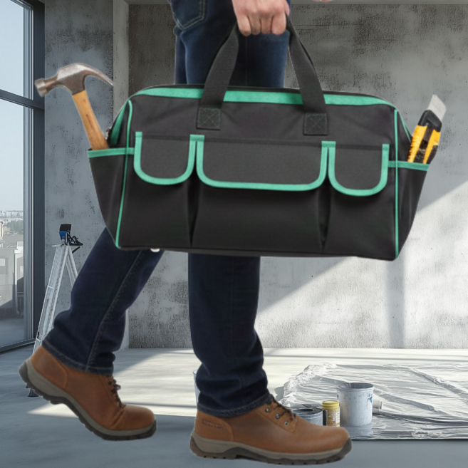 유틸리티룸 19인치 대용량 공구 가방 튼튼한 툴백, 1개
