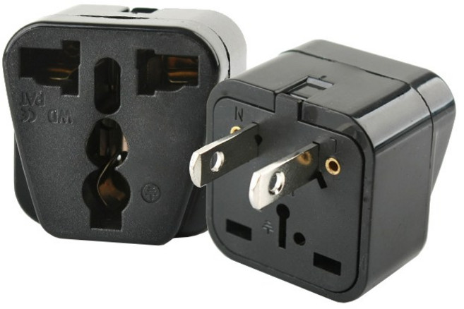 일본 미국 캐나다 대만 110V 220V 돼지코 변환플러그 해외용 어댑터 멀티콘센트, 일반 6호, 1개