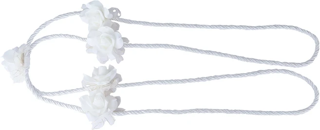 화이트 웨딩 올가미 확장 전통 로프 신부 선물 카톨릭 그룹 수제 공예 짠 스트랩 1.6M/3.2M