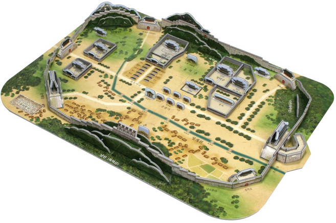 꾸그 3D 입체퍼즐 한국의 문화유산(한양도성), 단품, 69피스, 1개