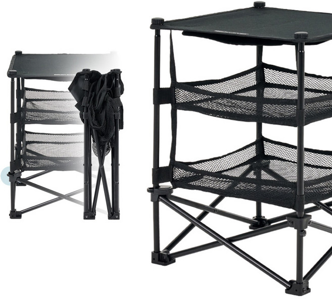 마운트리버 미니쉘 캠핑 쉘프 선반 보조 테이블 블랙