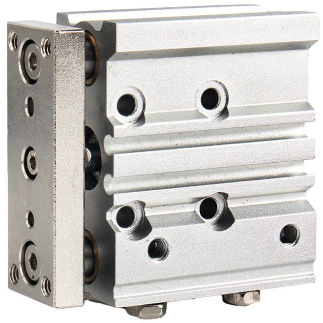 공압실린더 에어실린더 사각 표준 가이드 클램프, 1개, 기본 색상