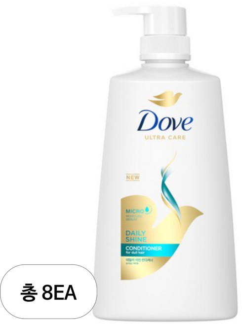 도브 데일리샤인 컨디셔너, 660ml, 8개