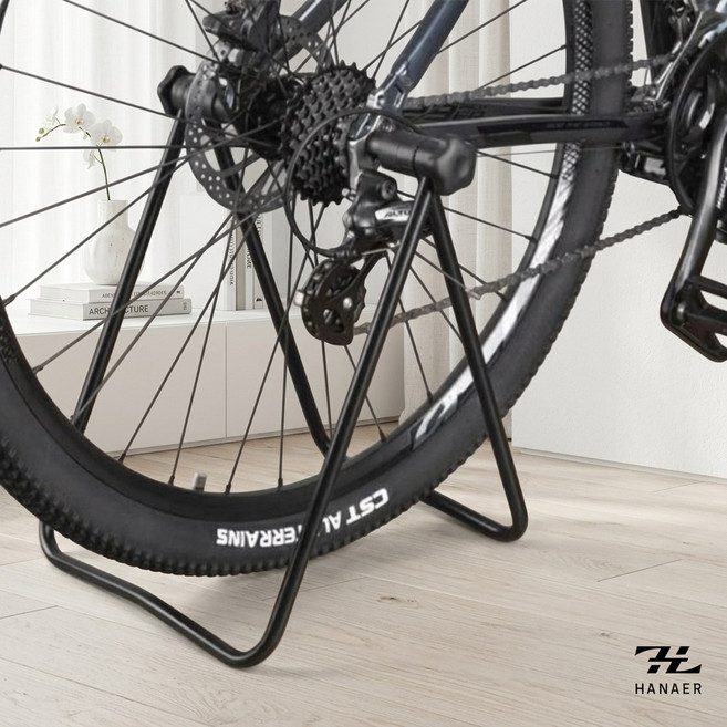 하네르 자전거수직거치대 실내 스탠드 정비대, 1개, 블랙, 1개