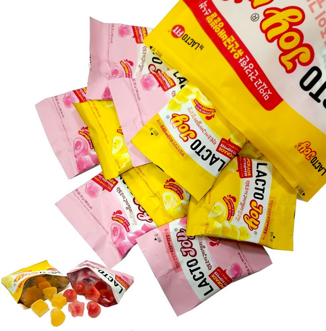 종근당 락토조이 구미젤리 유산균젤리 망고 복숭아맛, 25g, 40개