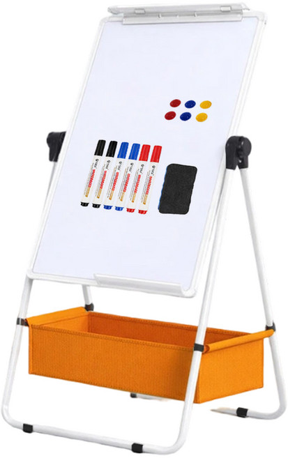 KCJ 접이식 양면 화이트보드 500X700 화이트, 알루미늄