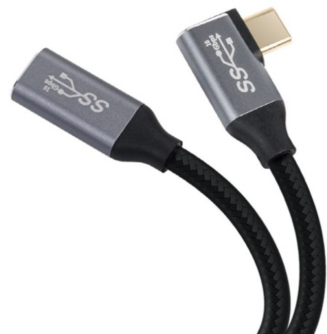 Coms USB C타입 PD 충전 100W 5A 25cm 4K 60Hz JA074, 혼합, 1개