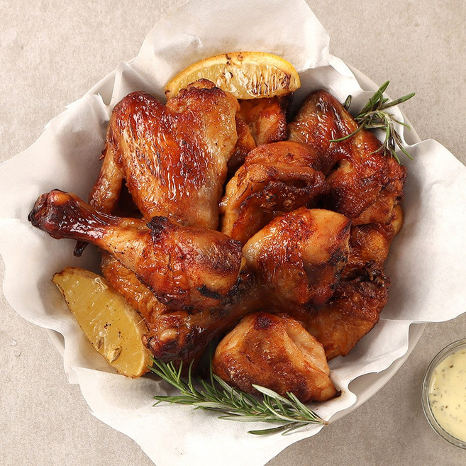 마녀바스켓 에어프라이어 마녀치킨 닭한마리, 5개, 650g