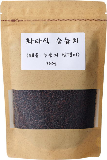 화타식 숭늉차 / 80~90%만 태운 누룽지 알갱이 300g / 국내산 진창미 누룽지, 1개, 1개입