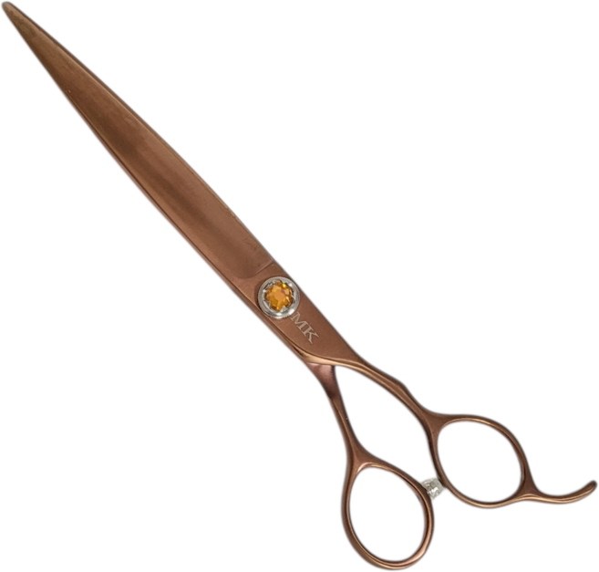 마단코리아MK위그가위 7.5인치 WG-G7500 애견미용 시험용 일자가위 가볍고 부드러운날, 1개, 브론즈