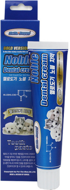 헬로도기 애견용 노블 치약, 1개, 70g