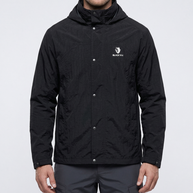[국내백화점] 블랙야크 남성 바람막이 베이직 경량 후디 자켓 봄 가을