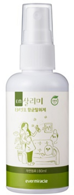 EM항균탈취제(80ml) 담배냄새제거 화장실 방 에어컨 옷장 신발장 냉장고냄새, 1개, 80ml