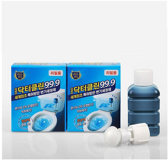 닥터클린99.9 고기능성 자동변기세정제(리필용) 2세트