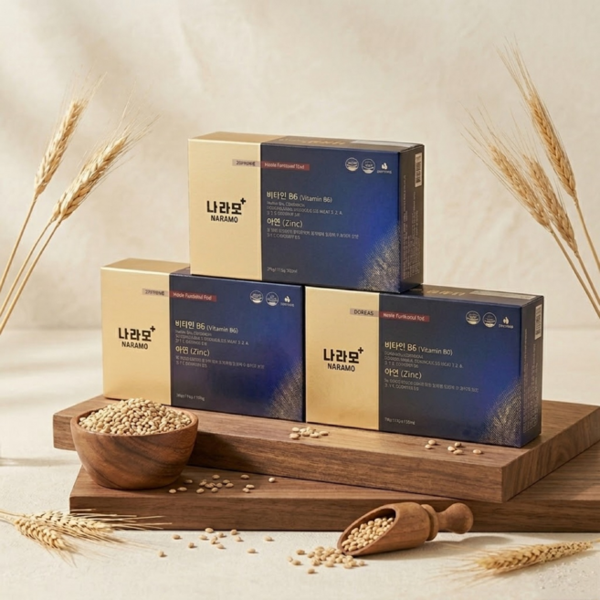 [본사직영] 나라모 - 비오틴 맥주효모 판토텐산 엄선된 국내산 곡물 100% 영양제, 70g, 20개
