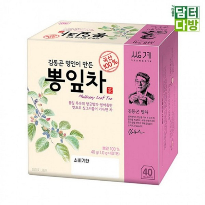 쌍계 뽕잎차 80T (40개입x2개), 1g, 80개입, 1개
