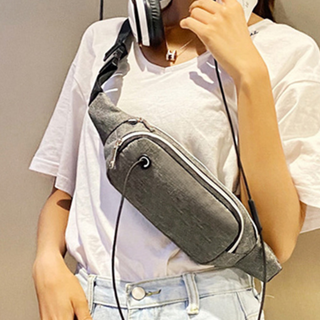 방검가방 슬링백 미니 힙색 남자 여성 방수 여행용 크로스백