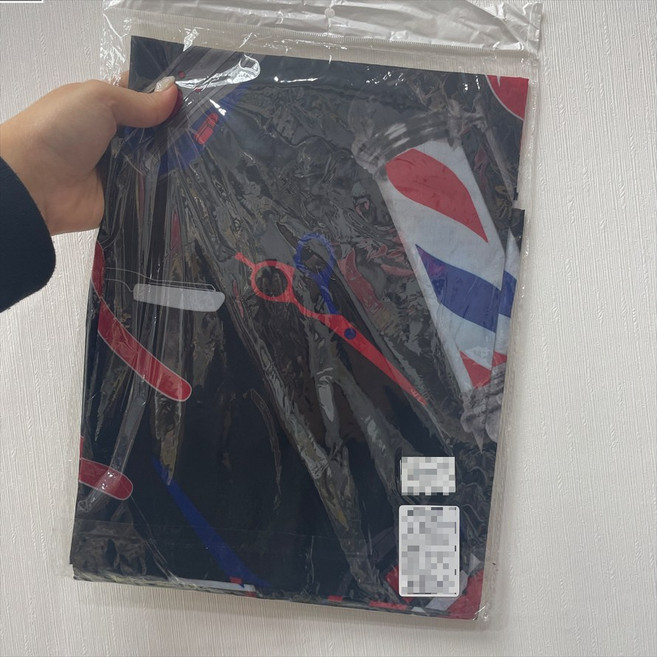 轉燈剪髮圍巾 美髮用具, 1個, 黑