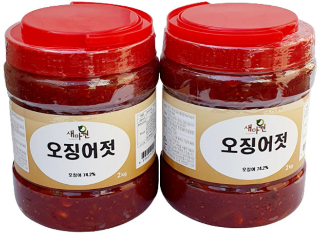 새마원 오징어젓 2kg 업소용 오징어젓갈, 2개