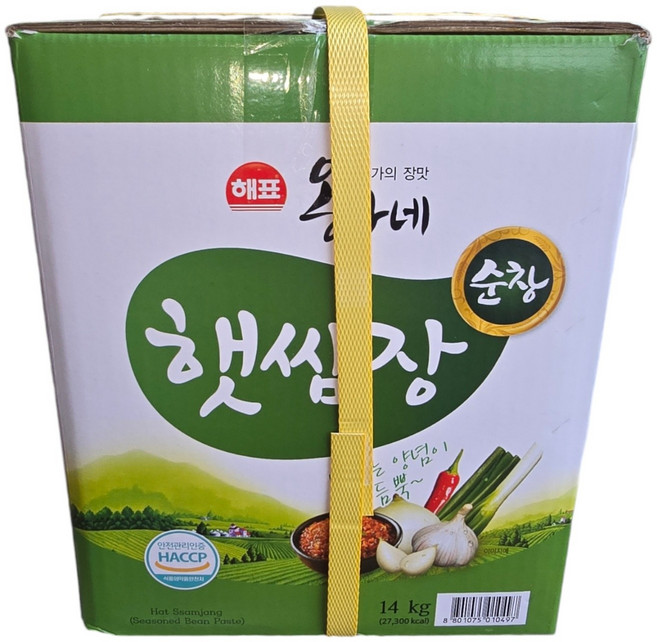 해표 옹가네 순창 햇 쌈장 14kg, 1개
