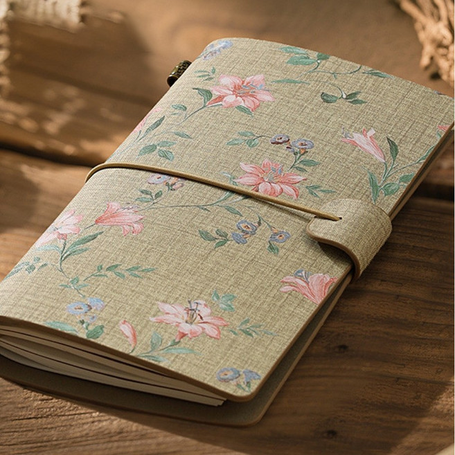 앨리스앤 빈티지 다이어리, 1개, 베이지 (HR378)