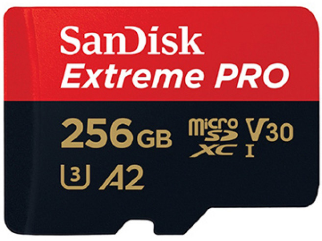 SanDisk Extreme PRO microSDXC UHS-I 記憶卡, 1個, 256GB