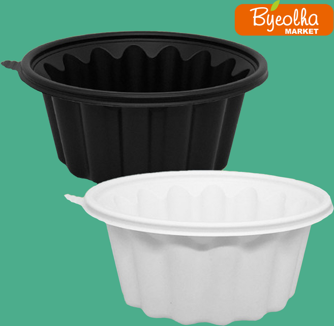 탕 우동 냉면용기 JH 195파이 대 1400ml 400개 세트 일회용 배달 포장 PP 용기, 백색, 1박스