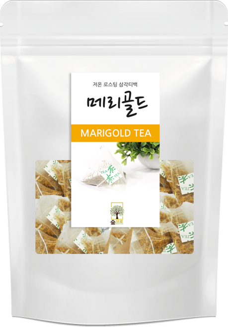 메리골드차 25티백 숲으로허브 삼각티백, 600mg, 25개입, 1개
