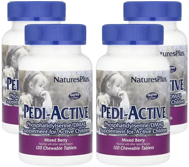 네이쳐스플러스 Pedi-Active 믹스 베리 츄어블, 4개, 120정 - 쿠팡