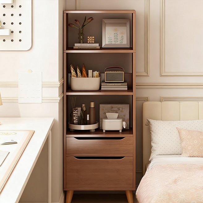 슬림 멀티 수납 선반 서랍장 침실 거실 책장 정리장, A02