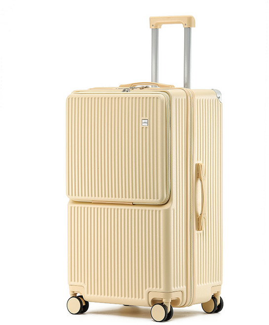 YINUO [3년무상AS] 프론트 클로저 대용량 캐리어 USB 충전포트 핸드폰 거치대 멀티 패션 캐리어 노트북 수납이 가능한 비즈니스 캐리어