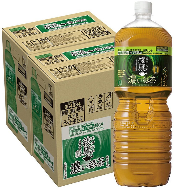 코카콜라 아야타카 진한 녹차 아야타카 2000ml 2L×2 케이스12개, 2L