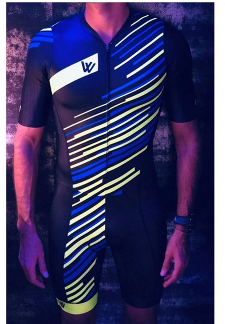 여름용 반팔 트라이애슬론 일체형 의류 사이클링 의류 레이싱 의류