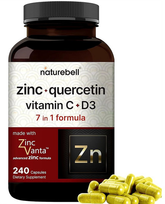 네이처벨 아연 퀘르세틴 1300MG 240캡슐, 240정, 1개