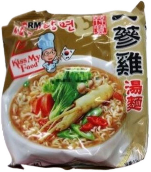 韓寶 komosa 人參雞湯麵 泡麵 韓國泡麵, 1個