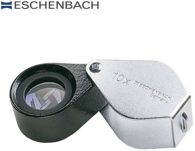 에센바흐117610-10X 직경21mm 접이식 루페 휴대용확대경 독일, 1개, 117610-10X