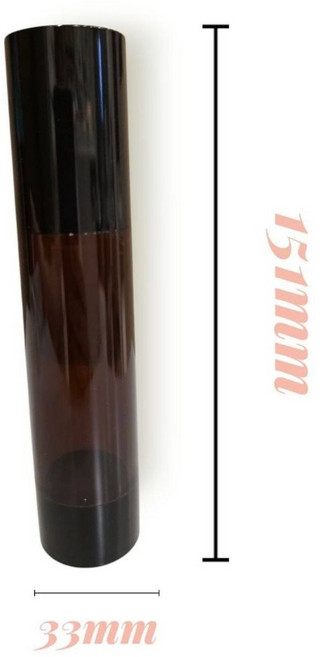 棕色避光AS真空管, 1個, 50ml,乳液瓶