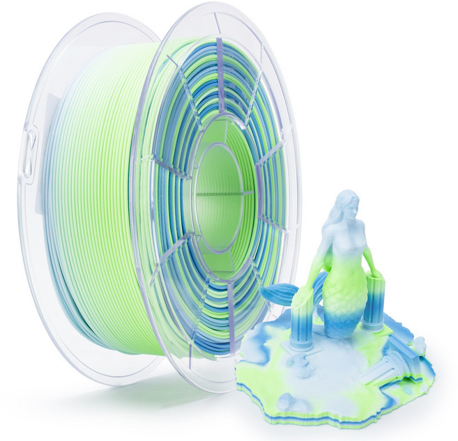 가제트 PLA PRO 필라멘트 3D프린터 1kg Gradient Matte 그라데이션 매트 무광, Ocean