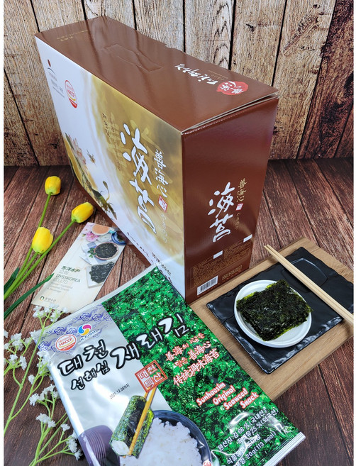 동양수산 대천김 20G 20봉(돌김 재래김 파래김) 우리집 대표반찬 자꾸 손이가요 손이가~, 400g, 1박스, 재래김전장20봉