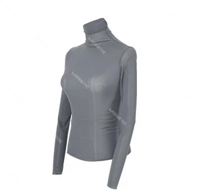 발레 레오타드 성인 댄스 스커트 정장 소프트 그라데이션 그레이 드레스 의상, 1개, 색상: 3. Gray- Tops / 크기: C. S